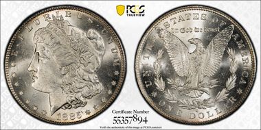 1885-S $1 MS62