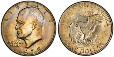 1972-D $1 AU58+