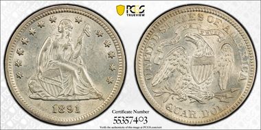 1891 25C MS62