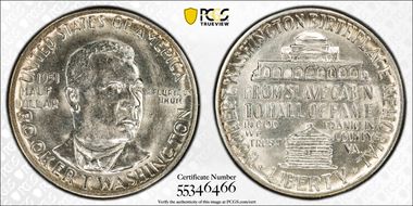 1951 50C Booker T. Washington AU58