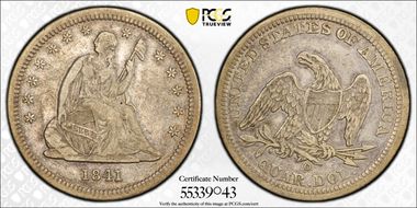 1841-O 25C VF25