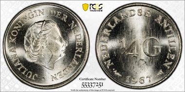 1967 1/4 G Fish MS64