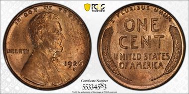 1926-S 1C MS64RD