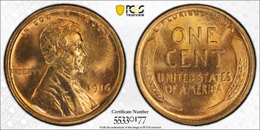 1916 1C MS67+ RD