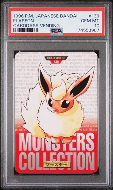 Flareon card PSA 10, cert 174553987