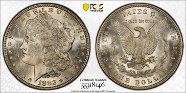 1883 $1 MS61