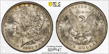 1883-O $1 MS61