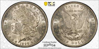 1896 $1 MS61