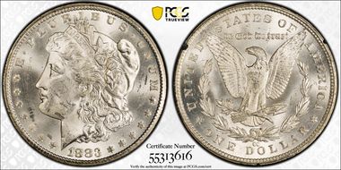 1883-CC $1 GSA Hoard MS63