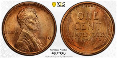 1910-S 1C MS67RD