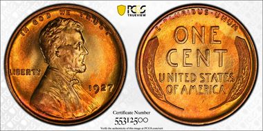 1927 1C MS68RD