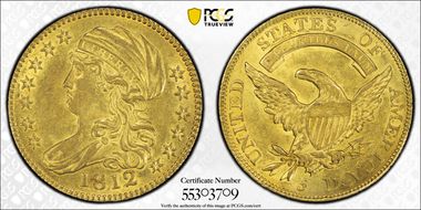 1812 $5 MS62