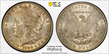 1886-S $1 VAM 2, S/S MS61