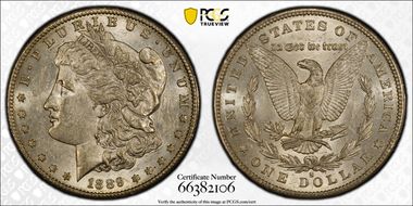 1889-S $1 AU58