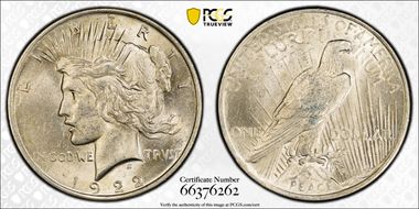 1922 $1 MS61
