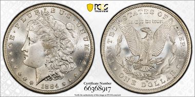 1884-O $1 MS66