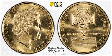2000 $1 Victoria Cross MS67