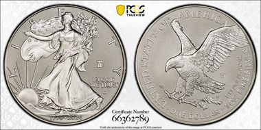 2026-W $1 Enhanced Silver Eagle w/ Liberty Bell 250 Privy First Strike SP70
