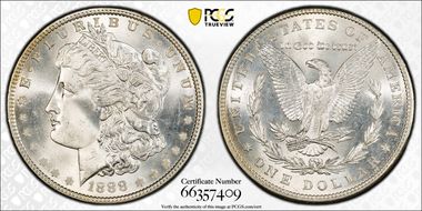 1888 $1 MS66+