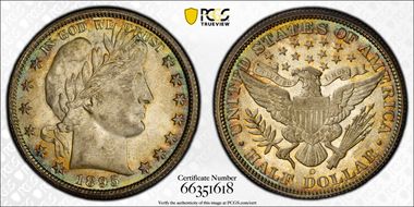 1895-O 50C MS64+