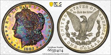 1882-S $1 MS64