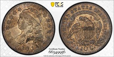 1814 10C Small Date MS64