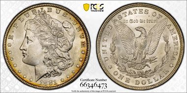 1881 $1 MS65