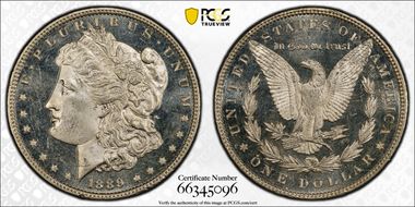 1889 $1 MS66DMPL
