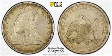 1857 $1 XF45
