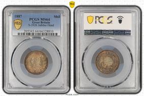 1887 Shil S-3926 Jubilee Head MS64