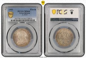 1901 Florin S-3939 MS64