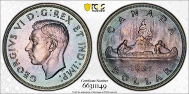 1937 S$1 Matte SP66