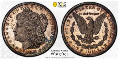 1881-CC $1 AU58
