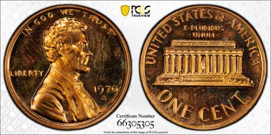 1970-S 1C Large Date PR65RD
