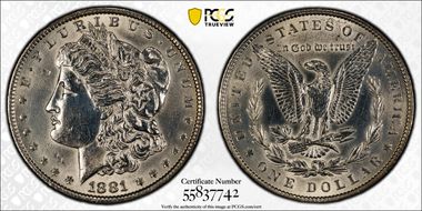1881 $1 N1