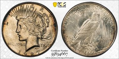 1927-S $1 MS65+