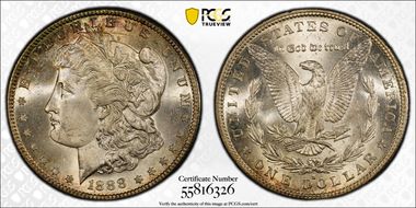 1888-S $1 MS66