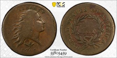 1793 1C Wreath, Vine and Bars G6BN