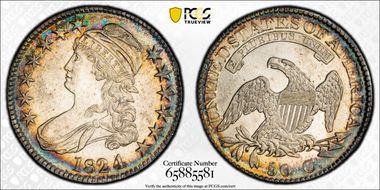 1824/4 50C O-110 MS63