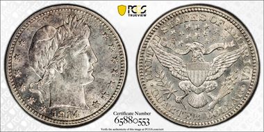 1914-D 25C MS64