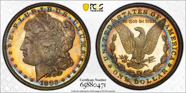1882 $1 PR67