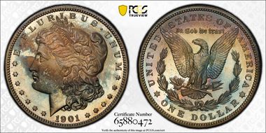 1901 $1 PR67