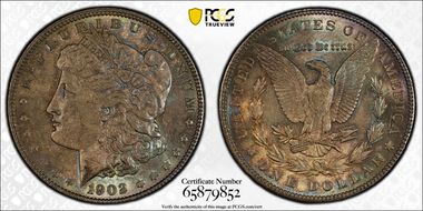 1902 $1 MS62