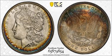 1887 $1 MS64