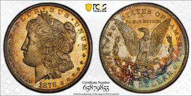 1878-S $1 MS64