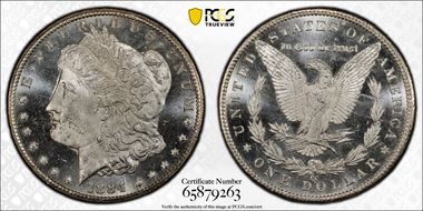 1884-CC $1 MS64PL