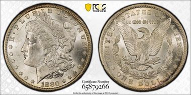 1880-CC $1 MS62