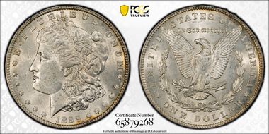 1899 $1 AU58