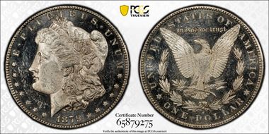 1879-S $1 MS63DMPL