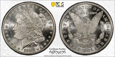 1881-CC $1 MS63